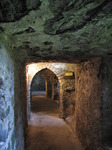 SX03173 Underground passages in undercroft Carew castle.jpg